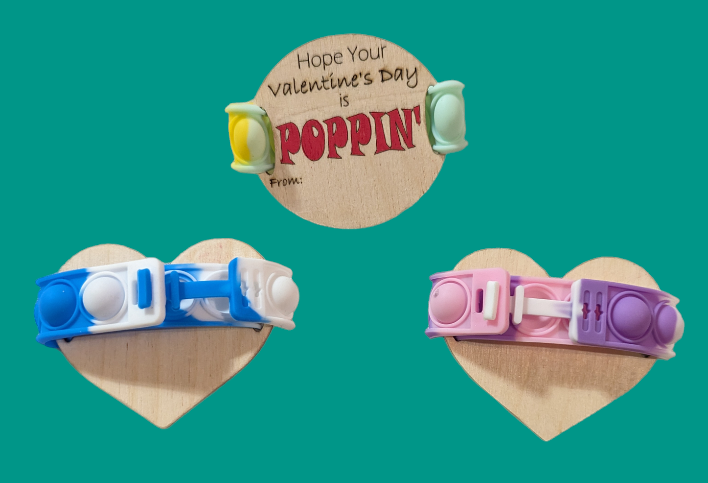 Pop It Valentine's Day Bracelet